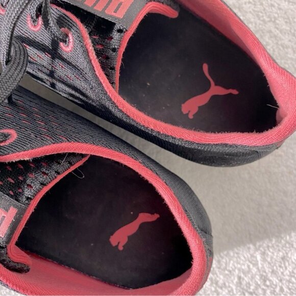 Puma Monolite Cat Black Pink Lace Up Golf Shoes 8 - Picture 7 of 11